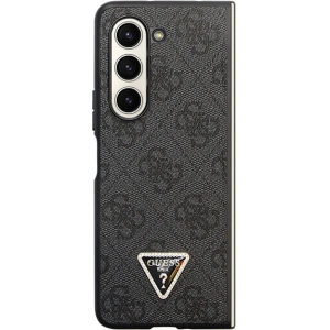 Wholesale Guess GUHCZFD5P4TDPK Samsung Galaxy Z Fold 5 hardcase Leather 4G Diamond Triangle black - GUE2795 - {ean13} - Hurt