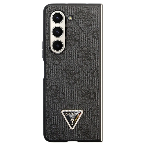 Etui Guess GUHCZFD5P4TDPK Samsung Galaxy Z Fold 5 hardcase Leather 4G Diamond Triangle czarny/black