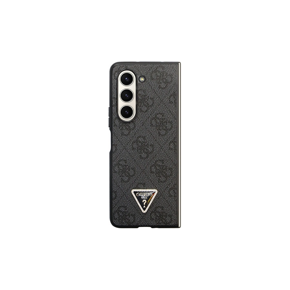Hurtownia GSM - Etui Guess GUHCZFD5P4TDPK Samsung Galaxy Z Fold 5 kemény tok Bőr 4G Gyémánt Háromszög fekete/black - GUE2795 - {ean13} - Hurt