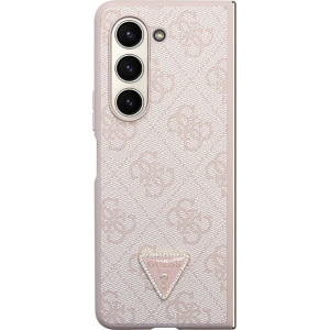 Hurtownia GSM - Etui Guess GUHCZFD5P4TDPP Samsung Galaxy Z Fold 5 hardcase din piele 4G Triangle Strass roz/pink - GUE2796 - {ean13} - Hurt