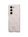 Wholesale Guess GUHCZFD5P4TDPP Samsung Galaxy Z Fold 5 hardcase Leather 4G Triangle Strass pink - GUE2796 - {ean13} - Hurt