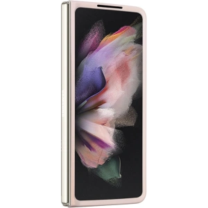 Wholesale Guess GUHCZFD5P4TDPP Samsung Galaxy Z Fold 5 hardcase Leather 4G Triangle Strass pink - GUE2796 - {ean13} - Hurt