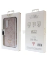 Wholesale Guess GUHCZFD5P4TDPP Samsung Galaxy Z Fold 5 hardcase Leather 4G Triangle Strass pink - GUE2796 - {ean13} - Hurt