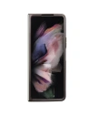 Wholesale Guess GUHCZFD5P4TDPW Samsung Galaxy Z Fold 5 hardcase Leather 4G Triangle Strass brown - GUE2797 - {ean13} - Hurt