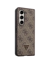 Wholesale Guess GUHCZFD5P4TDPW Samsung Galaxy Z Fold 5 hardcase Leather 4G Triangle Strass brown - GUE2797 - {ean13} - Hurt