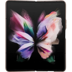 Hurtownia GSM - Etui Guess GUHCZFD5P4TDPW Samsung Galaxy Z Fold 5 kemény tok Bőr 4G Háromszög Strassz barna/barnás - GUE2797 - {ean13} - Hurt
