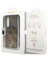 Wholesale Guess GUHCZFD5P4TDPW Samsung Galaxy Z Fold 5 hardcase Leather 4G Triangle Strass brown - GUE2797 - {ean13} - Hurt