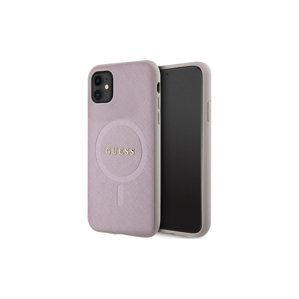 Wholesale Guess GUHMN61PSAHMCP Apple iPhone 11/XR hardcase Saffiano MagSafe pink - GUE2798 - {ean13} - Hurt