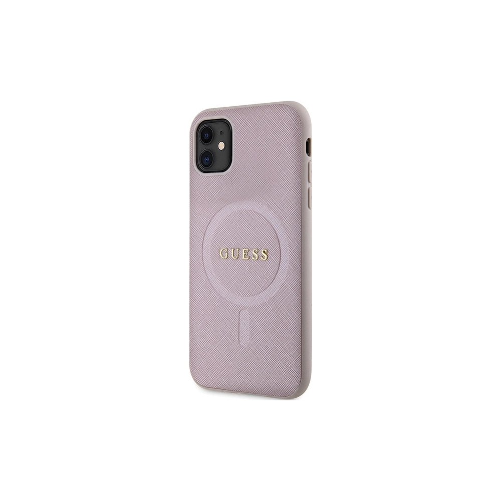 Wholesale Guess GUHMN61PSAHMCP Apple iPhone 11/XR hardcase Saffiano MagSafe pink - GUE2798 - {ean13} - Hurt