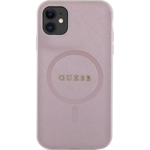 Hurtownia GSM - Etui Guess GUHMN61PSAHMCP Apple iPhone 11/XR hardcase Saffiano MagSafe roz/pink - GUE2798 - {ean13} - Hurt