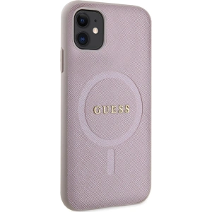Hurtownia GSM - Etui Guess GUHMN61PSAHMCP Apple iPhone 11/XR hardcase Saffiano MagSafe roz/pink - GUE2798 - {ean13} - Hurt