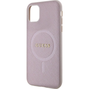 Hurtownia GSM - Etui Guess GUHMN61PSAHMCP Apple iPhone 11/XR hardcase Saffiano MagSafe roz/pink - GUE2798 - {ean13} - Hurt