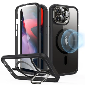 Wholesale ESR Armor Tough Kickstand Halolock Magsafe Apple iPhone 15 Pro Max clear/black - ESR673 - {ean13} - Hurt