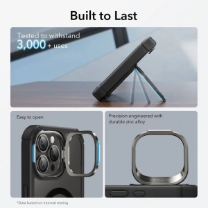 Wholesale ESR Armor Tough Kickstand Halolock Magsafe Apple iPhone 15 Pro Max clear/black - ESR673 - {ean13} - Hurt