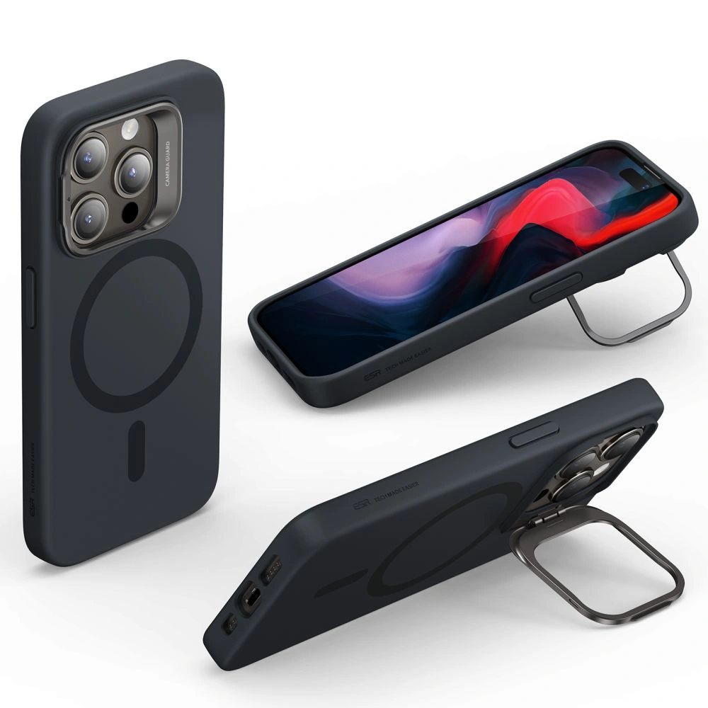 Hurtownia GSM - Etui ESR Cloud Kickstand Halolock Magsafe Apple iPhone 15 Pro Max negru - ESR677 - {ean13} - Hurt
