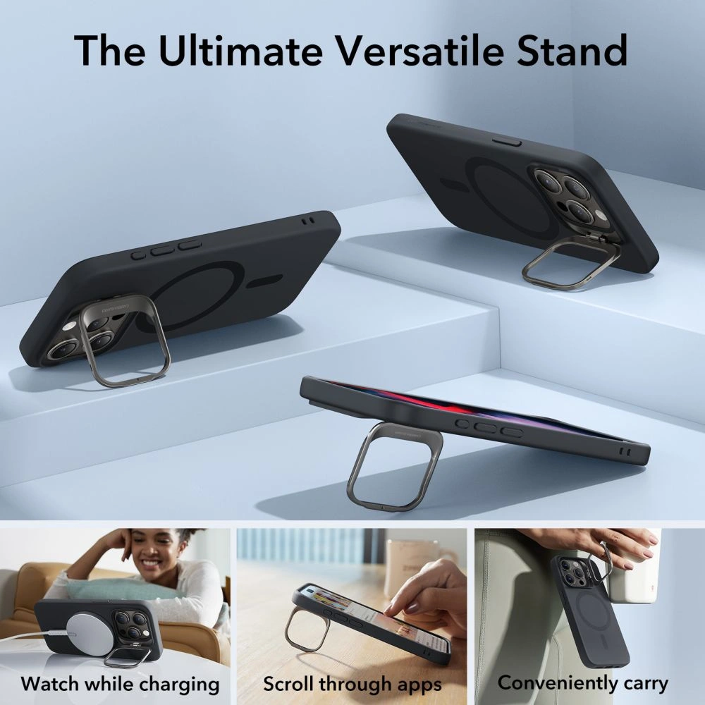 Hurtownia GSM - Etui ESR Cloud Kickstand Halolock Magsafe Apple iPhone 15 Pro Max negru - ESR677 - {ean13} - Hurt