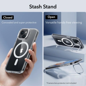 Hurtownia GSM - Etui ESR Classic Kickstand Halolock Magsafe Apple iPhone 15 transparent - ESR678 - {ean13} - Hurt