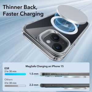 Hurtownia GSM - Etui ESR Classic Kickstand Halolock Magsafe Apple iPhone 15 transparent - ESR678 - {ean13} - Hurt