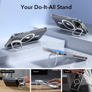 Hurtownia GSM - Etui ESR Classic Kickstand Halolock Magsafe Apple iPhone 15 transparent - ESR678 - {ean13} - Hurt