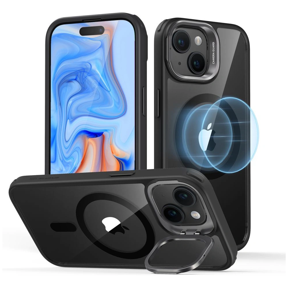 Hurtownia GSM - Etui ESR Classic Kickstand Halolock Magsafe Apple iPhone 15 čiré/černé - ESR679 - {ean13} - Hurt
