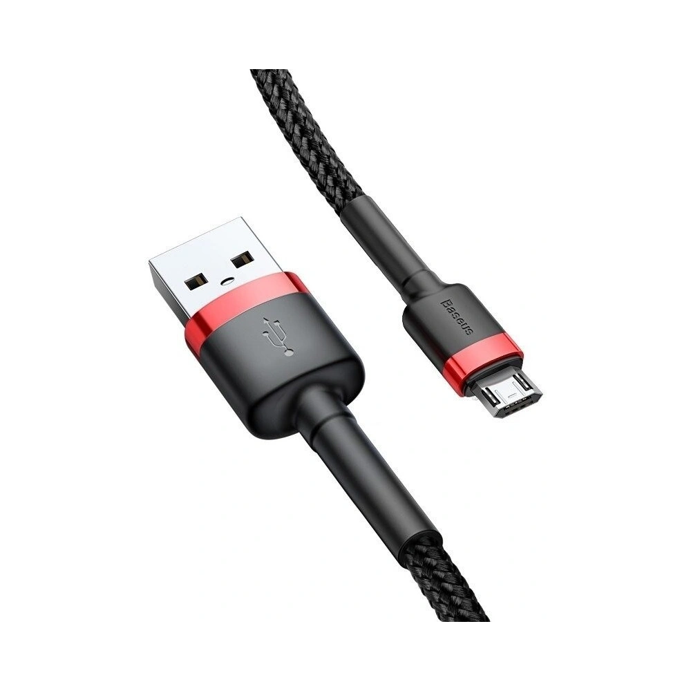 Hurtownia GSM - Kabel Micro USB Baseus Cafule 2.4A 0.5m (roșu-negru) - BSU253REDBLK - {ean13} - Hurt