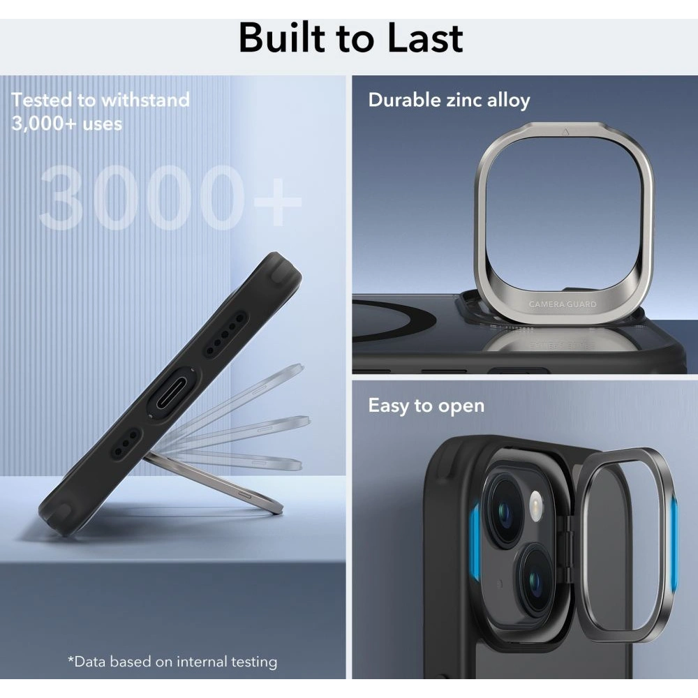 Hurtownia GSM - Etui ESR Classic Kickstand Halolock Magsafe Apple iPhone 15 clear/black - ESR679 - {ean13} - Hurt