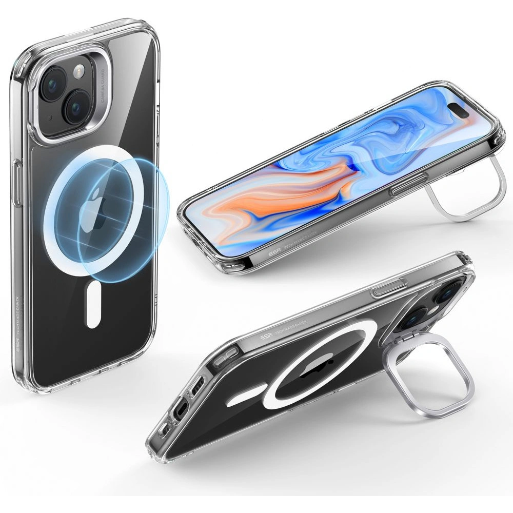 Hurtownia GSM - Etui ESR Classic Kickstand Halolock Magsafe Apple iPhone 15 Plus / 14 Plus transparent - ESR680 - {ean13} - Hurt