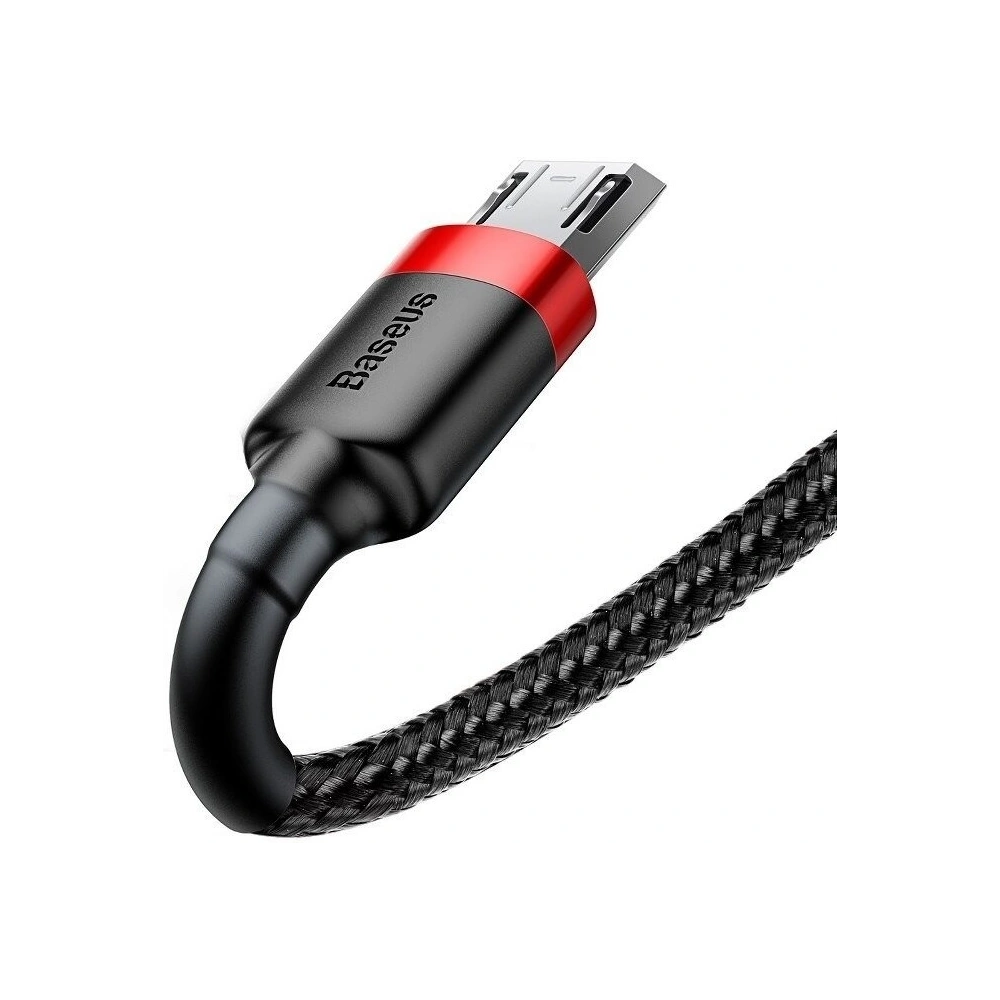 Hurtownia GSM - Kabel Micro USB Baseus Cafule 2.4A 0.5m (roșu-negru) - BSU253REDBLK - {ean13} - Hurt