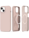 Etui Tech-Protect Silicone Magsafe Apple iPhone 15 Candy Pink