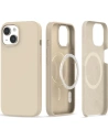 Etui Tech-Protect Silicone Magsafe Apple iPhone 15 Písek Béžový