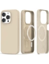Etui Tech-Protect Silicone Magsafe Apple iPhone 15 Pro Sand Beige