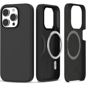 Wholesale Tech-Protect Silicone Magsafe Apple iPhone 15 Pro Max Matte Black - THP2251 - {ean13} - Hurt