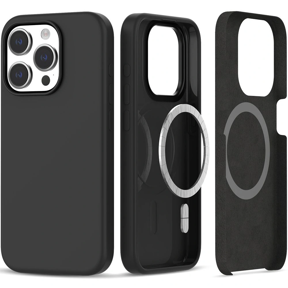 Hurtownia GSM - Etui Tech-Protect Silicone Magsafe Apple iPhone 15 Pro Max Matte Black - THP2251 - {ean13} - Hurt