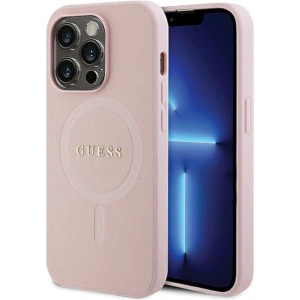 Hurtownia GSM - Etui Guess GUHMP13XPSAHMCP Apple iPhone 13 Pro Max hardcase Saffiano MagSafe růžový/pink - GUE2800 - {ean13} - Hurt