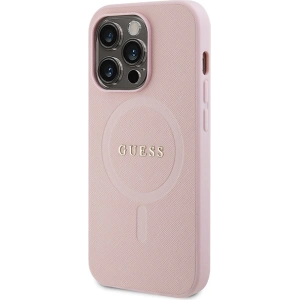 Hurtownia GSM - Etui Guess GUHMP13XPSAHMCP Apple iPhone 13 Pro Max hardcase Saffiano MagSafe růžový/pink - GUE2800 - {ean13} - Hurt