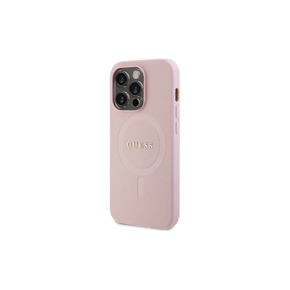 Hurtownia GSM - Etui Guess GUHMP13XPSAHMCP Apple iPhone 13 Pro Max hardcase Saffiano MagSafe růžový/pink - GUE2800 - {ean13} - Hurt