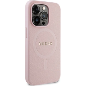 Hurtownia GSM - Etui Guess GUHMP13XPSAHMCP Apple iPhone 13 Pro Max hardcase Saffiano MagSafe růžový/pink - GUE2800 - {ean13} - Hurt