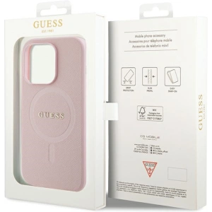 Hurtownia GSM - Etui Guess GUHMP13XPSAHMCP Apple iPhone 13 Pro Max hardcase Saffiano MagSafe růžový/pink - GUE2800 - {ean13} - Hurt