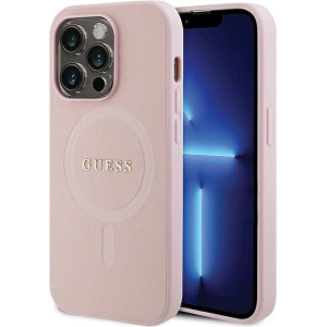 Hurtownia GSM - Etui Guess GUHMP14LPSAHMCP Apple iPhone 14 Pro hardcase Saffiano MagSafe roz/pink - GUE2801 - {ean13} - Hurt