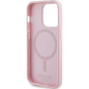 Wholesale Guess GUHMP14LPSAHMCP Apple iPhone 14 Pro hardcase Saffiano MagSafe pink - GUE2801 - {ean13} - Hurt