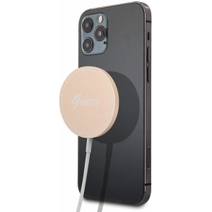 Hurtownia GSM - Indukciós töltő Guess GUCBMSLRD USB-C 15W MagSafe arany/zöld - GUE2803 - {ean13} - Hurt