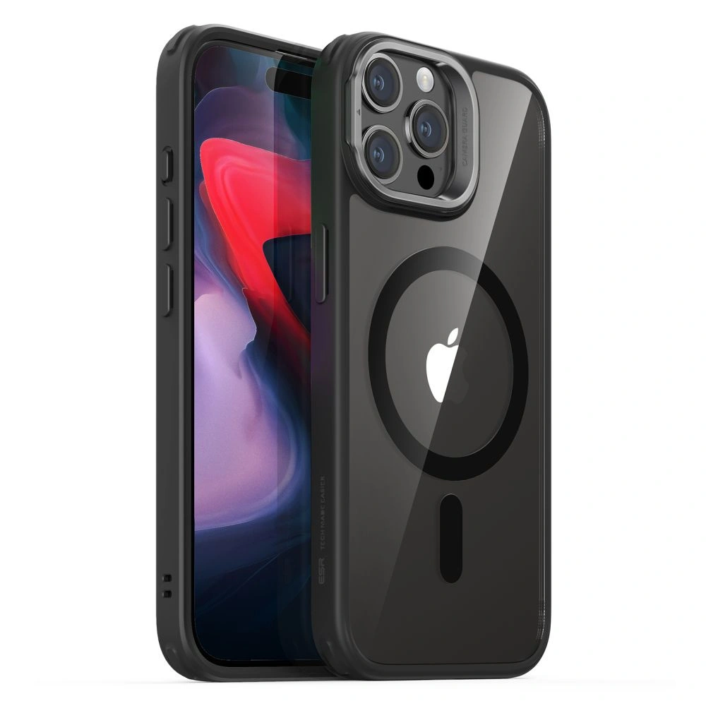 Hurtownia GSM - Etui ESR Classic Kickstand Halolock Magsafe Apple iPhone 15 Pro Max átlátszó/fekete - ESR685 - {ean13} - Hurt