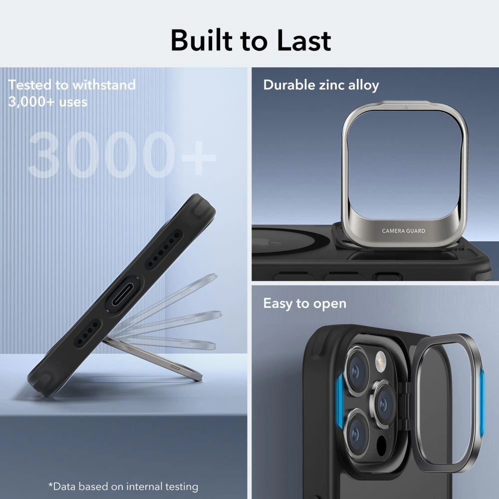 Hurtownia GSM - Etui ESR Classic Kickstand Halolock Magsafe Apple iPhone 15 Pro Max átlátszó/fekete - ESR685 - {ean13} - Hurt