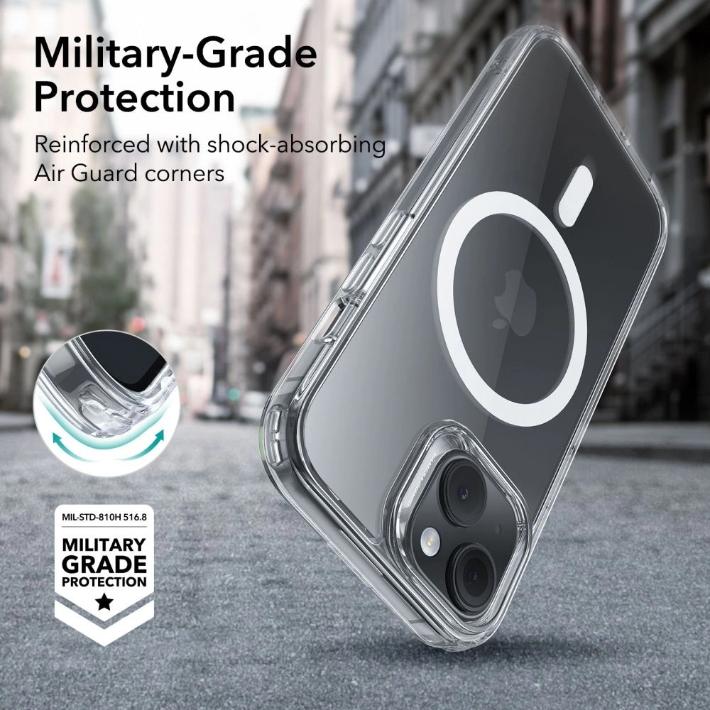 Hurtownia GSM - Etui ESR Classic Hybrid HaloLock Magsafe Apple iPhone 15 Clear - ESR686 - {ean13} - Hurt