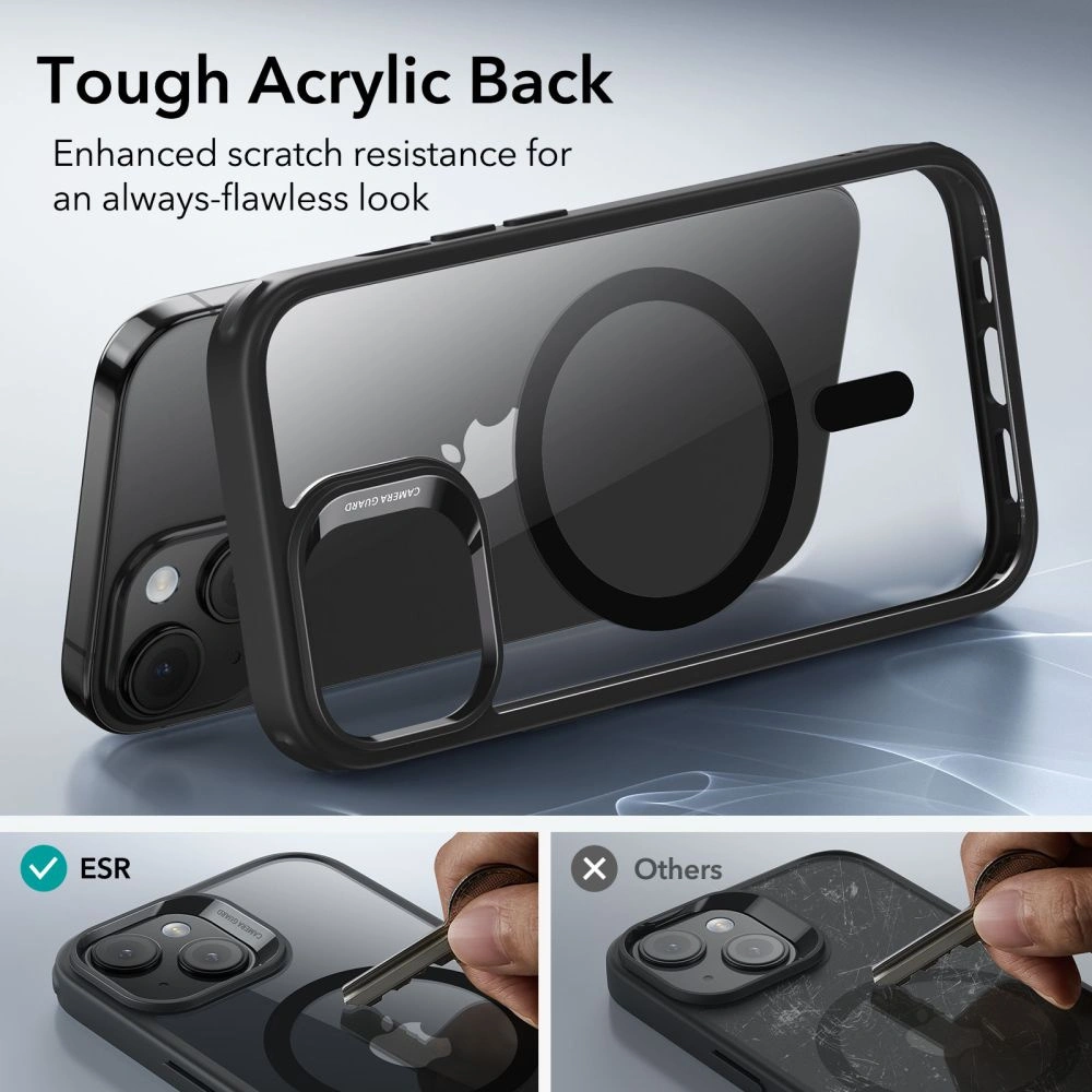 Hurtownia GSM - Etui ESR Classic Hybrid HaloLock Magsafe Apple iPhone 15 Átlátszó/fekete - ESR687 - {ean13} - Hurt