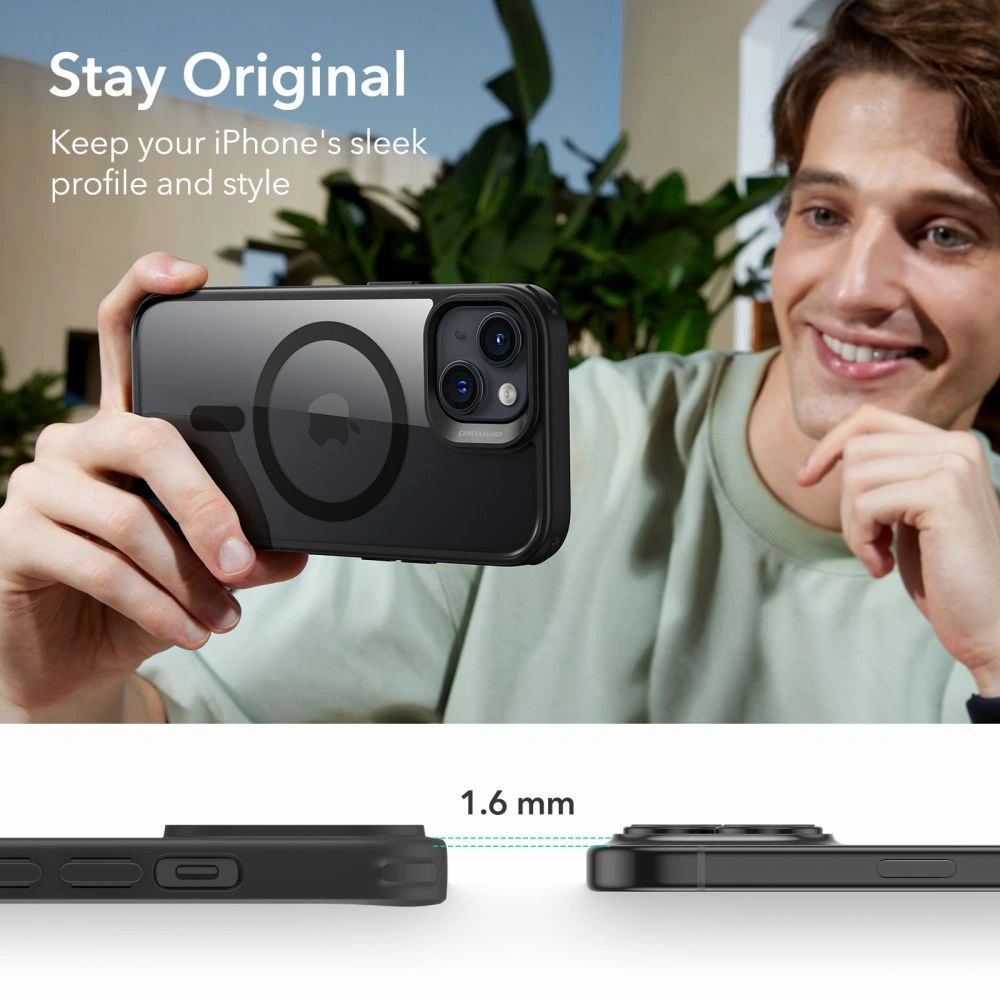 Hurtownia GSM - Case ESR Classic Hybrid HaloLock Magsafe Apple iPhone 15 Klar/schwarz - ESR687 - {ean13} - Hurt