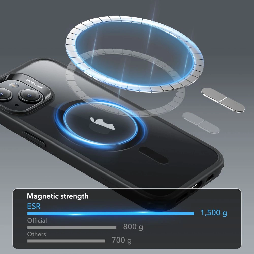 Wholesale ESR Classic Hybrid HaloLock Magsafe Apple iPhone 15 Clear/black - ESR687 - {ean13} - Hurt