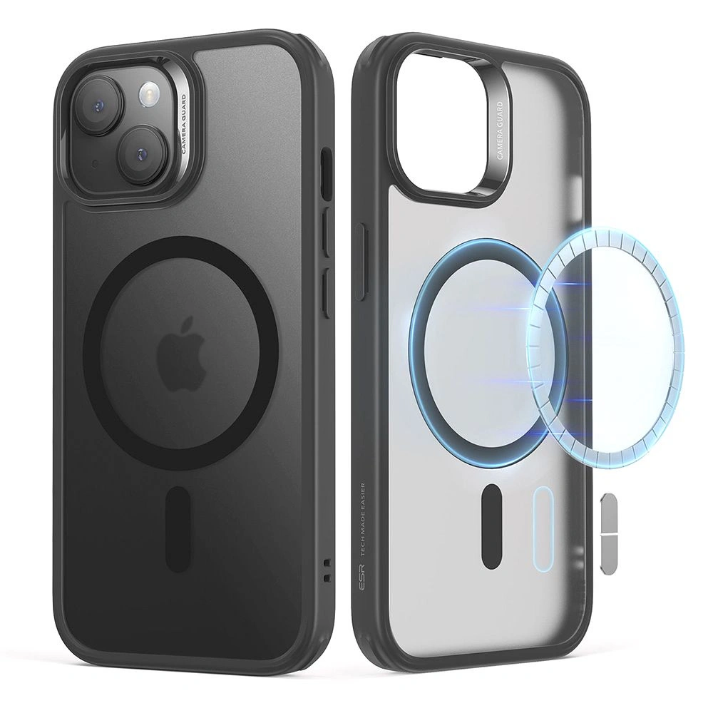 Hurtownia GSM - Etui ESR Classic Hybrid HaloLock Magsafe Apple iPhone 15 Negru Înghețat - ESR688 - {ean13} - Hurt