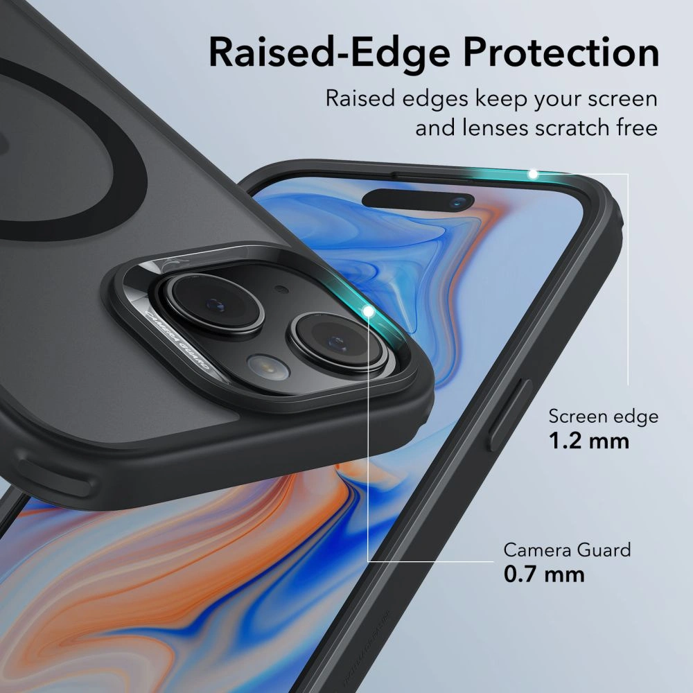 Hurtownia GSM - Case ESR Classic Hybrid HaloLock Magsafe Apple iPhone 15 Frosted Black - ESR688 - {ean13} - Hurt