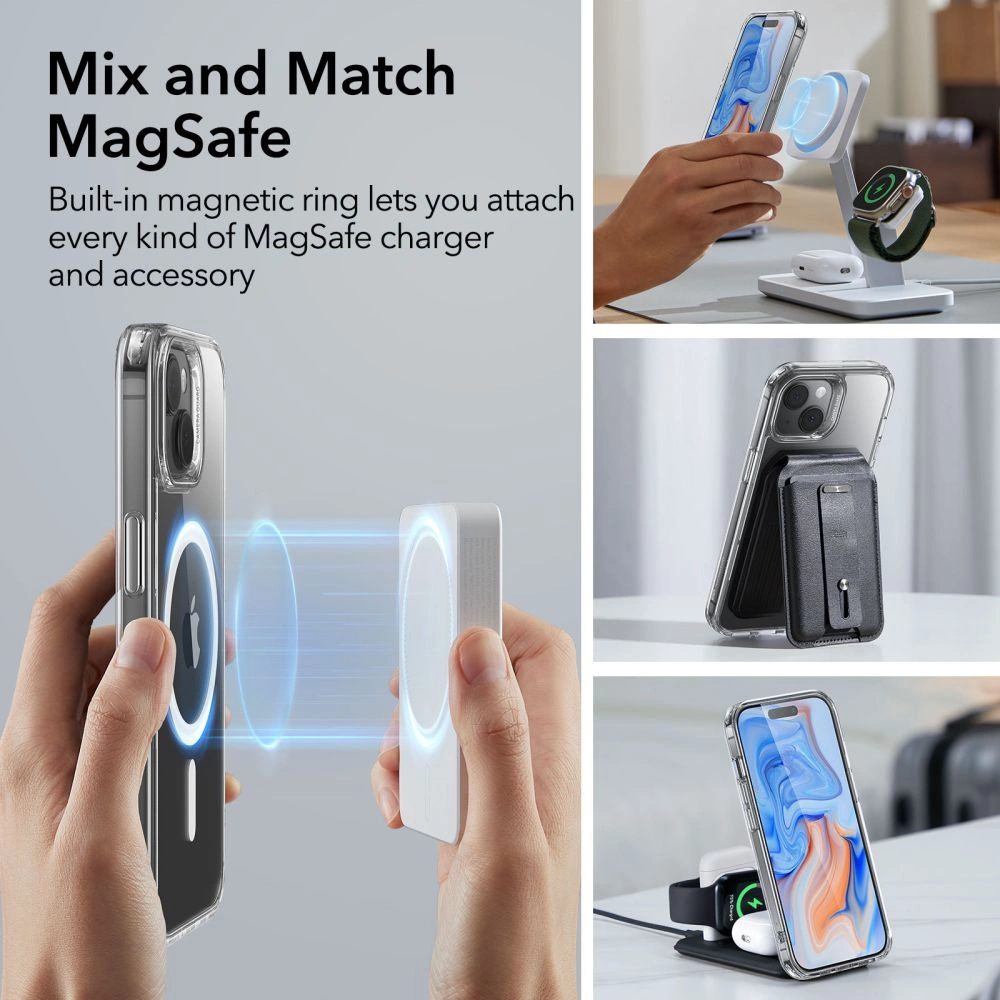 Hurtownia GSM - Case ESR Classic Hybrid HaloLock Magsafe Apple iPhone 15 Plus / 14 Plus Klar - ESR689 - {ean13} - Hurt